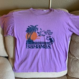 Vintage 80’s Bahamas Graphic Tee Size Large